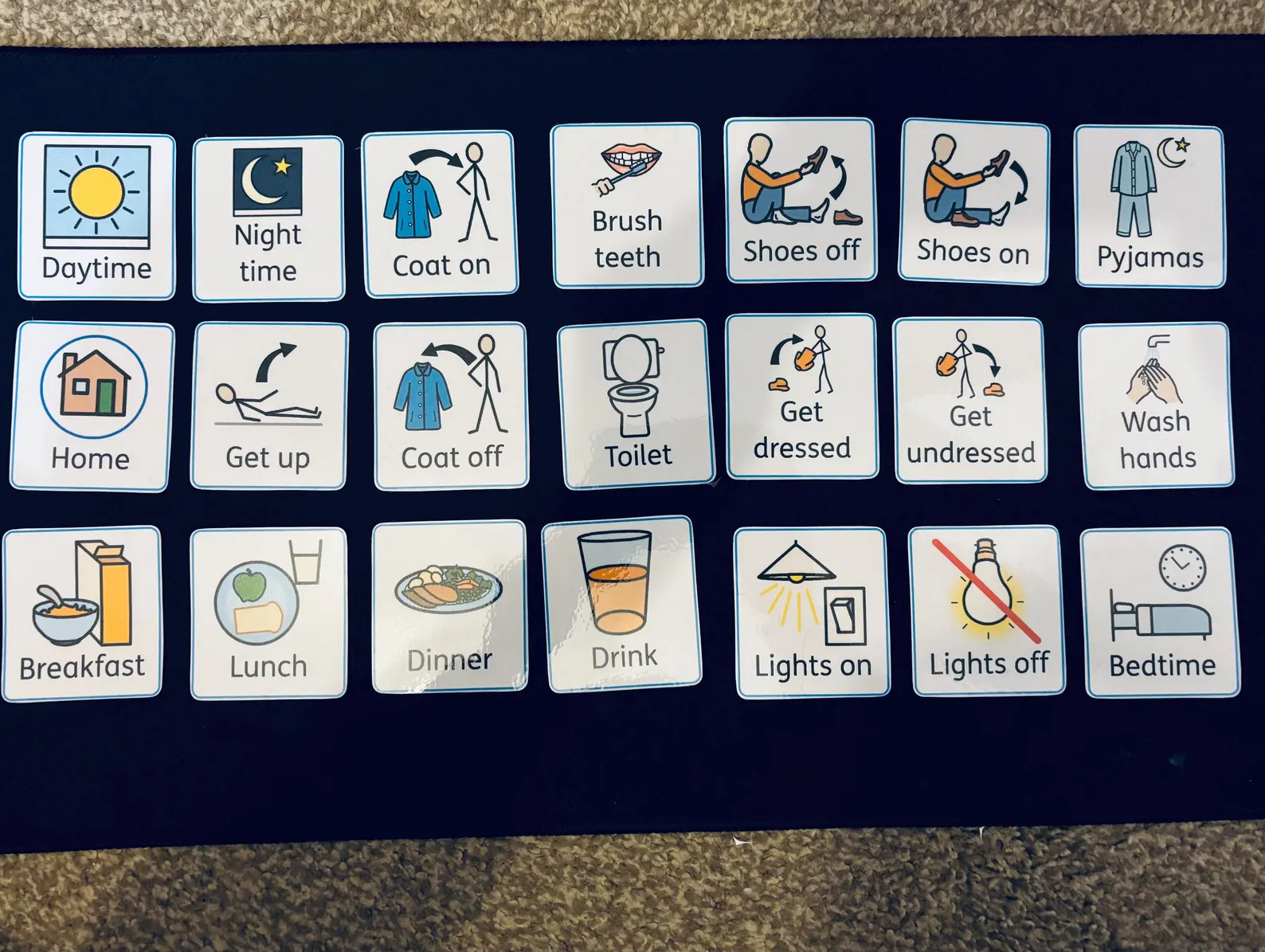 Home Routine SEN Visual Communication Cards